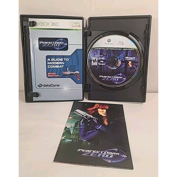 Xbox 360 Perfect Dark Zero Limited Collector's Edition SteelBook CIB Tested - Picture 4 of 6